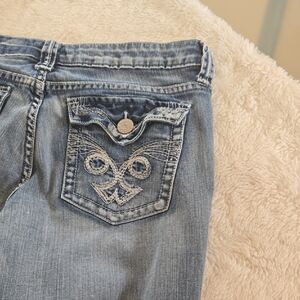 Adiktd Light Blue Boot Cut Jeans